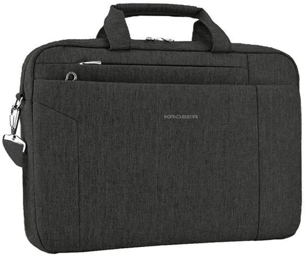 WSLCN Borsa Per Laptop 15,6 Pollici - Leggera, Impermeabile, In Poliestere, Antiurto, Con Velluto Interno, Per Ufficio E Viaggi - 4